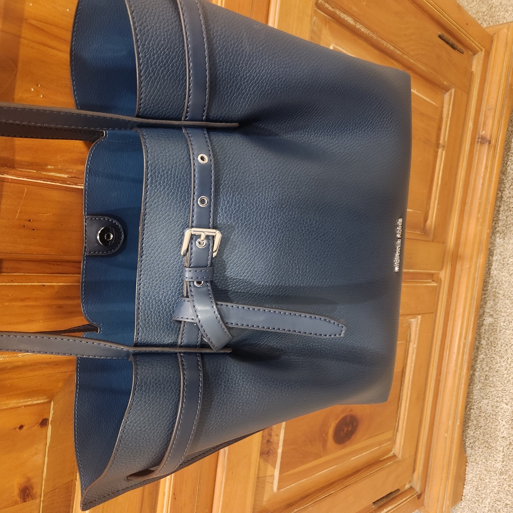 Michael Kors Navy Blue Shoulder Bag